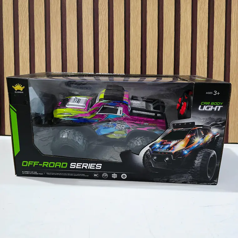CARRO TODO TERRENO ROAD SERIES CON CONTROL REMOTO MOD# KL224044🕹️ 4