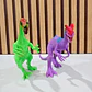 BOLSA CON 4 DINOSAURIOS GRANDES  (AL AZAR) MOD# VR-NBA1028 - Miniatura 3