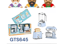 JUGUETE TOSTADOR, LICUADORA, Y BATIDORA MOD# GTS645