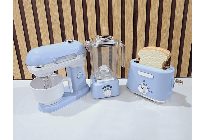 JUGUETE TOSTADOR, LICUADORA, Y BATIDORA MOD# GTS645