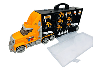 JUGUETE TRAILER CON CARRITOS DE CONSTRUCCIÓN (CON MÚSICA)MOD# TN-12708B🚛-