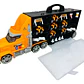 JUGUETE TRAILER CON CARRITOS DE CONSTRUCCIÓN (CON MÚSICA)MOD# TN-12708B🚛- - Miniatura 1