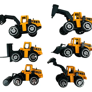 JUGUETE TRAILER CON CARRITOS DE CONSTRUCCIÓN (CON MÚSICA)MOD# TN-12708B🚛-