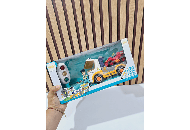 CARRITO CONSTRUCTOR  CON SONIDO MOD# KJ214141