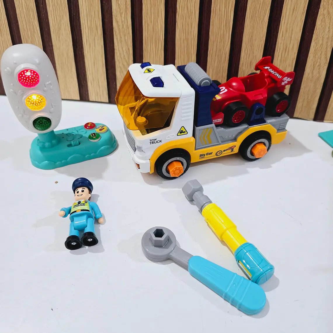 CARRITO CONSTRUCTOR  CON SONIDO MOD# KJ214141 4