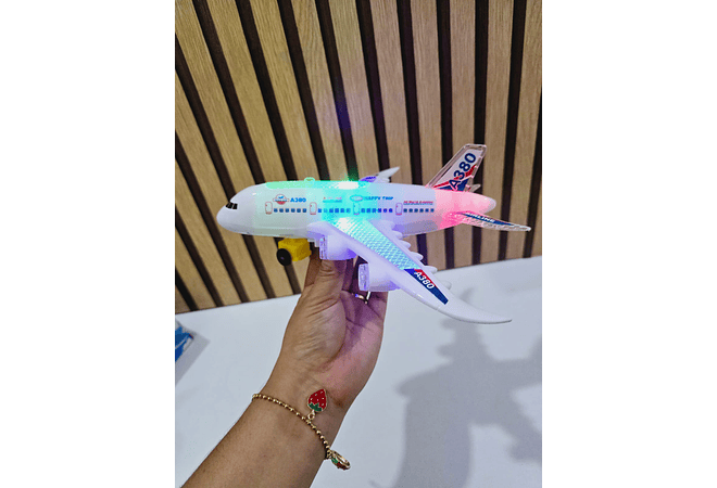 🛩️ AVIÓN CON LUCES SONIDO Y MOVIMIENTO MOD# W248-13 ✈️