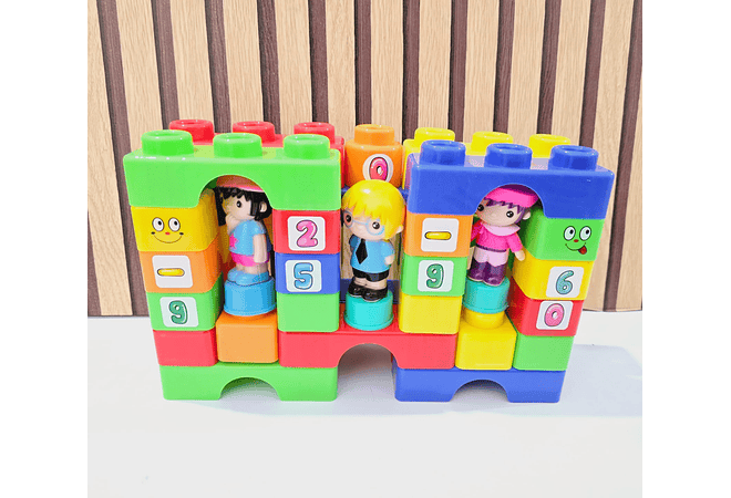 MALETA CON 40 BLOQUES DE CONSTRUCCIÓN MOD# GC3310