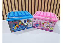 CAJA CON 40 BLOQUES DE CONSTRUCCIÓN MOD# J777-85