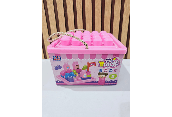 CAJA CON 40 BLOQUES DE CONSTRUCCIÓN MOD# J777-85