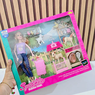 MUÑECA BARBIE VAQUERA AL AZAR MOD# KY244175
