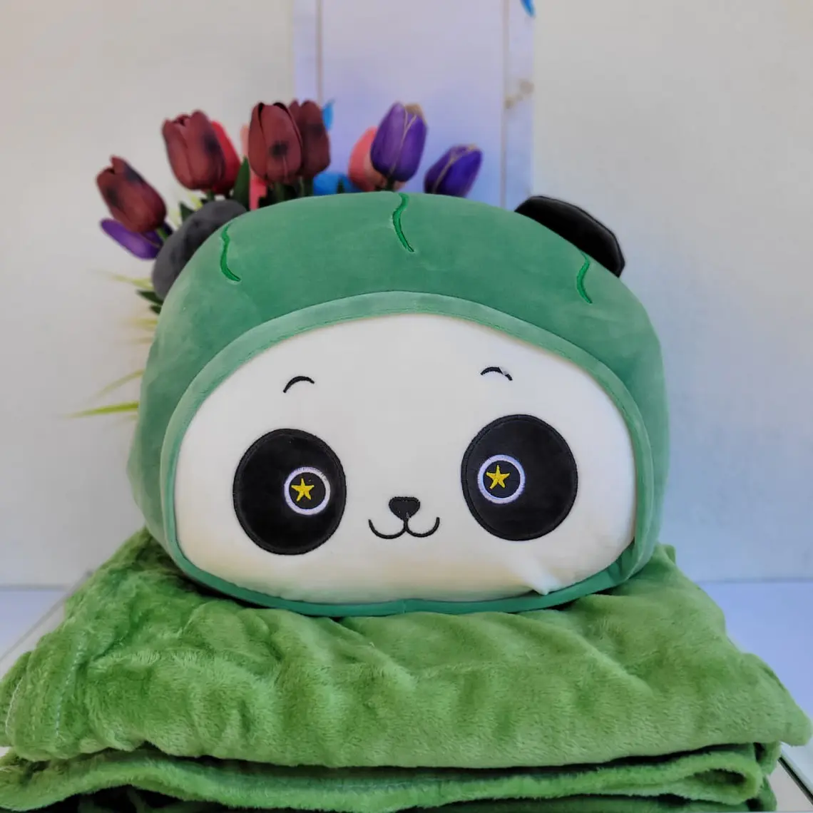ALMOHADA KAWAII CON FRAZADA, ANIMALITOS MOD# 021 2