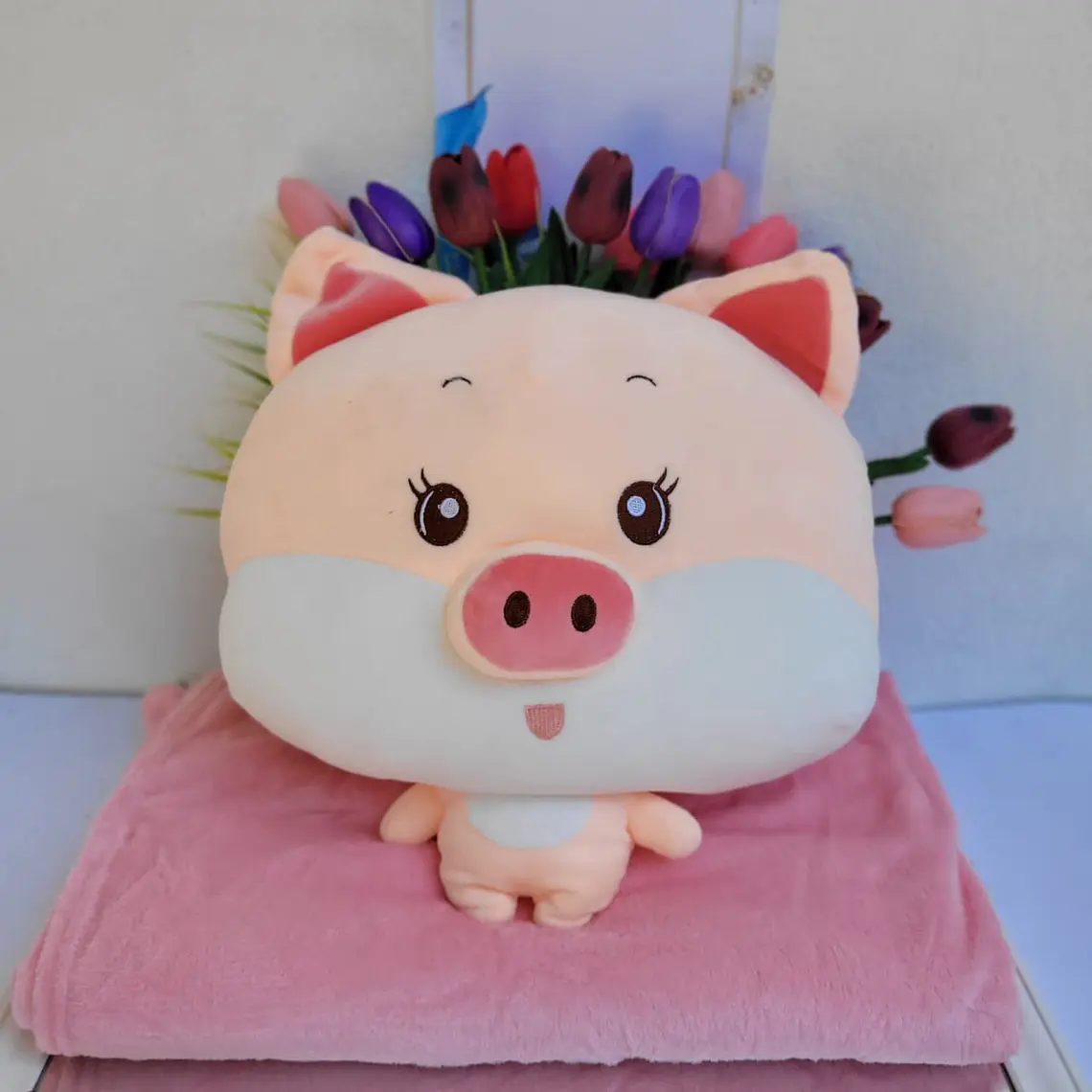 ALMOHADA KAWAII CON FRAZADA, ANIMALITOS MOD# 021 3