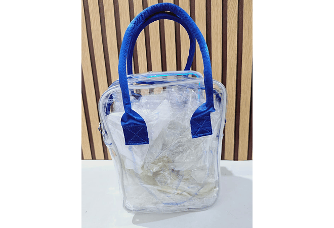 BOLSO/TRANSPARENTE DISEÑO STITCH CON LUZ LED MOD# 022