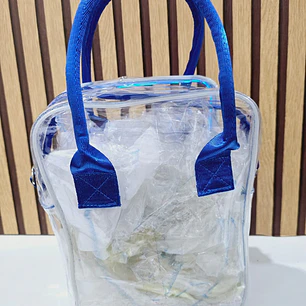 BOLSO/TRANSPARENTE DISEÑO STITCH CON LUZ LED MOD# 022