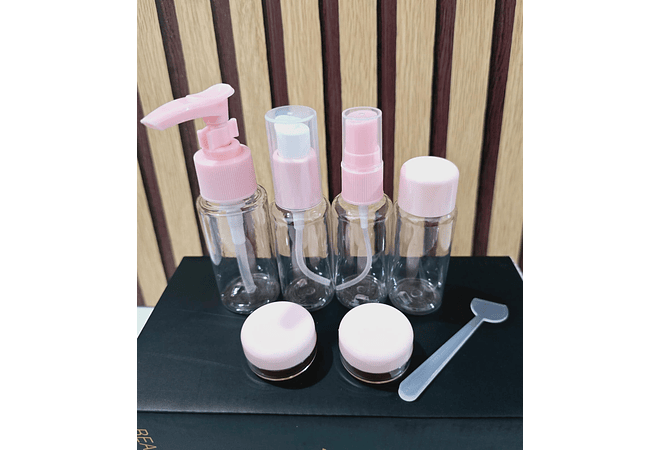 SET DE 5 FRASQUITOS PARA VIAJE MOD# N112