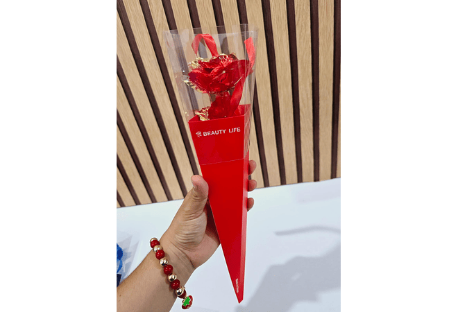 🌻PAQ DE 3 ROSAS ETERNAS CON LUZ LED COLORES TORNASOL MOD# 183 (AL AZAR)🌹