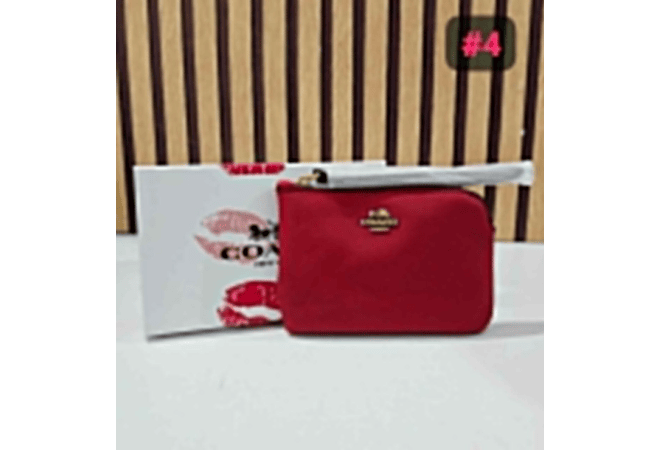 MONEDERO IMITACIÓN COACH VARIOS DISEÑOS MOD# BH008 (CON CAJITA)