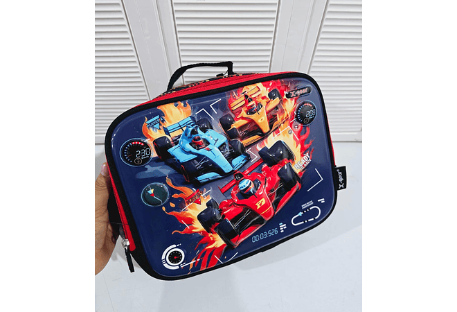 LONCHERA TERMICA  ORIGINAL AUTOS DE CARRERA  X-GEAR MOD# XIN-0012LB