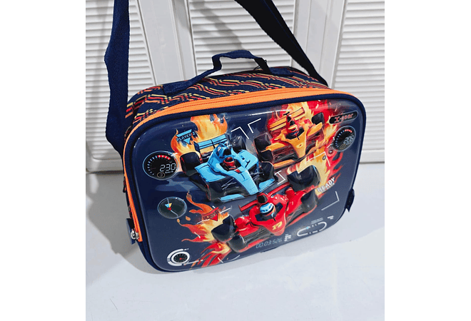 LONCHERA TERMICA  ORIGINAL AUTOS DE CARRERA  X-GEAR MOD# XIN-0012LB