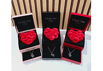 CAJITA/ALHAJERO CON ROSAS DE JABON MOD# 718🧼🫧