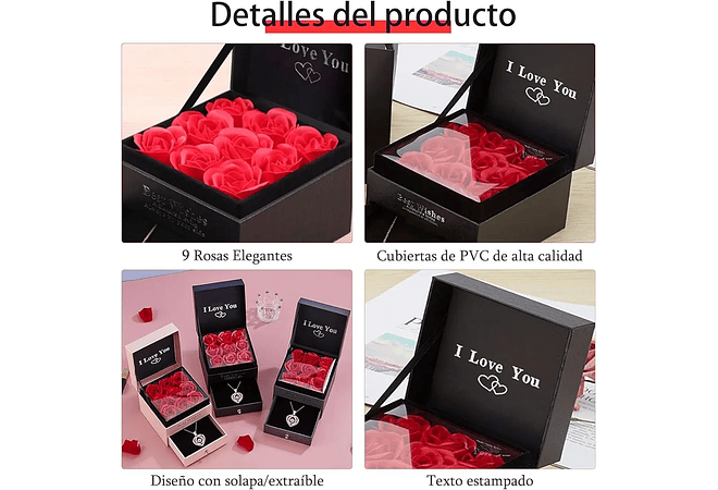 CAJITA/ALHAJERO CON ROSAS DE JABON MOD# 718🧼🫧