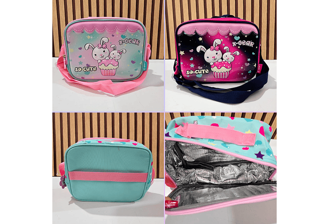 LONCHERA ORIGINAL DISEÑO CONEJITO (SO CUTE) MOD# 6488LB
