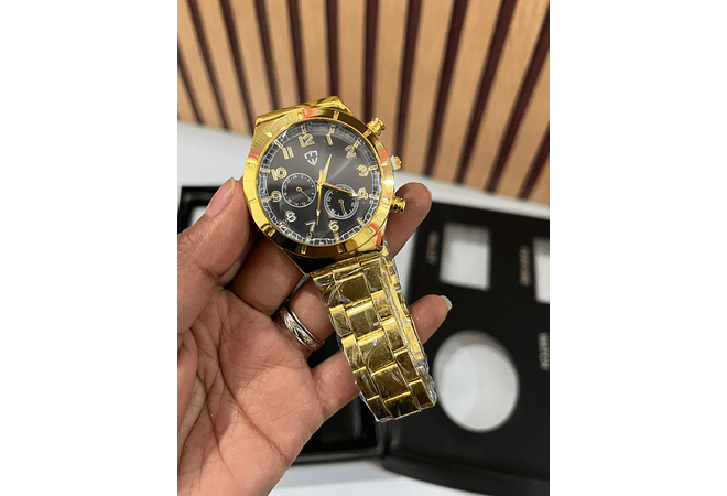 SET DE ACCESORIOS PARA CABALLERO(PERFUME + CINTURÓN + RELOJ + CARTERA)MOD# BY-811