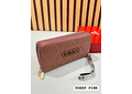 CARTERA PARA DAMA DOBLE CIERRE IMITACIÓN GUESS CAJITA ROJA MOD# GQ-117