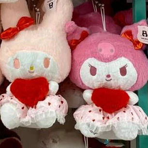 PELUCHE KUROMI / MÉLODI CON CORAZÓN MODEL #PPXT-6281