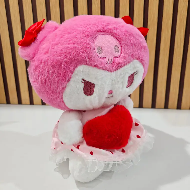 PELUCHE KUROMI / MÉLODI CON CORAZÓN MODEL #PPXT-6281 2