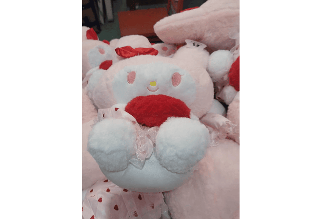 PELUCHE KUROMI / MÉLODI CON CORAZÓN MODEL #PPXT-6281