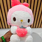 PELUCHE KUROMI / MELODY CON FRESA MODELO  #XZWG-23343 - Miniatura 3