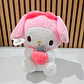 PELUCHE KUROMI / MELODY CON FRESA MODELO  #XZWG-23343 - Miniatura 4
