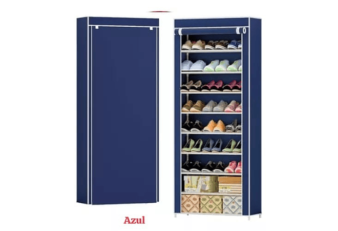 ORGANIZADOR  PARA ZAPATOS 9 NIVELES CON FORRO MOD# ZTA66