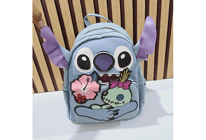MOCHILA JUVENIL DISEÑO STITCH MOD# 021