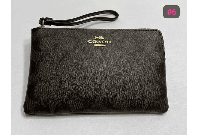 MONEDERO IMITACIÓN COACH VARIOS DISEÑOS MOD# BH008