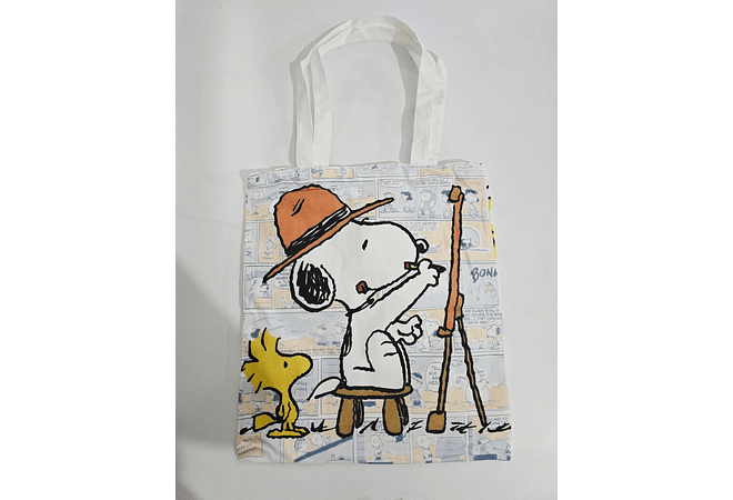 BOLSA DE MANTA DISEÑO SNOOPY MOD# E2551