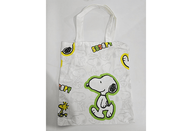BOLSA DE MANTA DISEÑO SNOOPY MOD# E2551