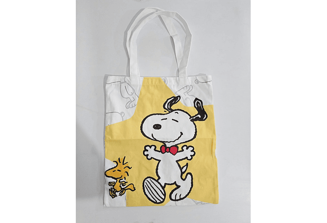 BOLSA DE MANTA DISEÑO SNOOPY MOD# E2551