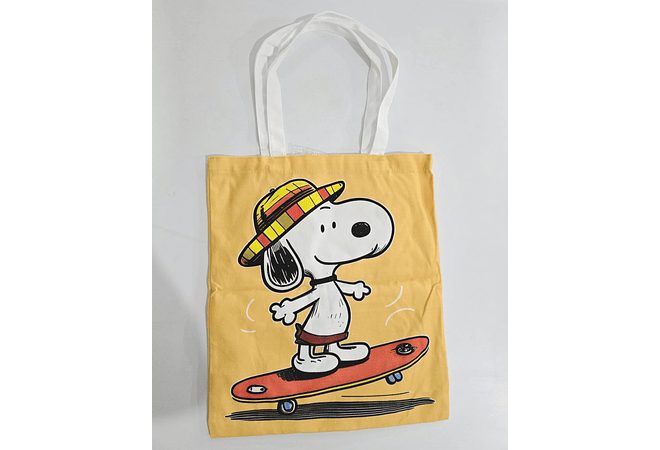 BOLSA DE MANTA DISEÑO SNOOPY MOD# E2551