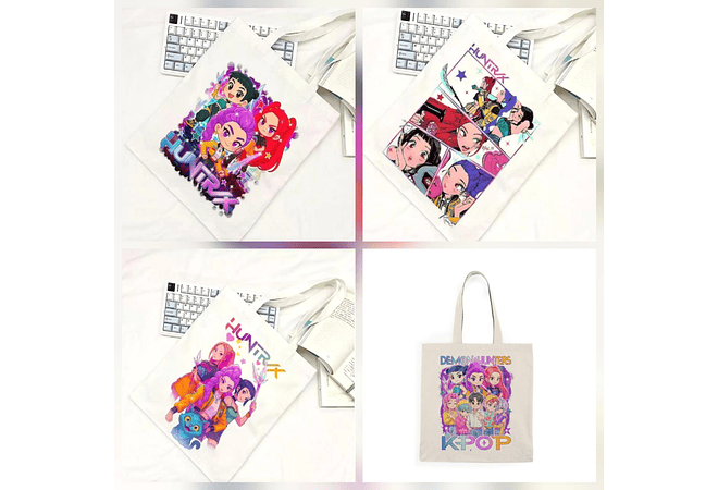 BOLSA MANTA KPOP DEMON HUNTERS MOD# E2553