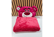 ALMOHADA CON FRAZADA DISEÑO LOTSO MOD# 328YD