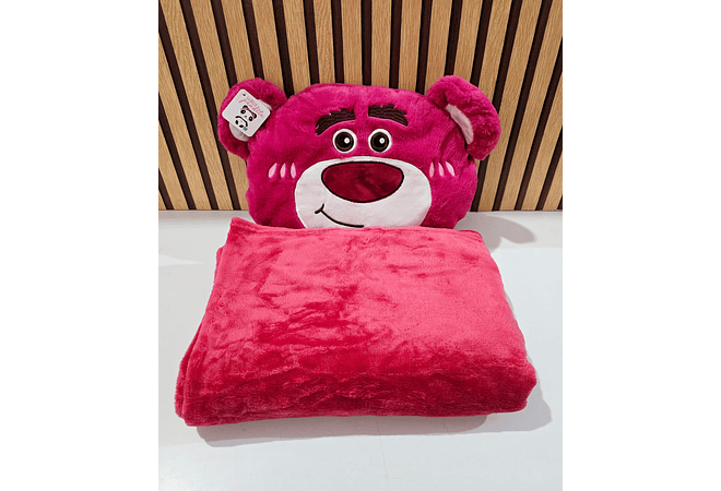 ALMOHADA CON FRAZADA DISEÑO LOTSO MOD# 328YD