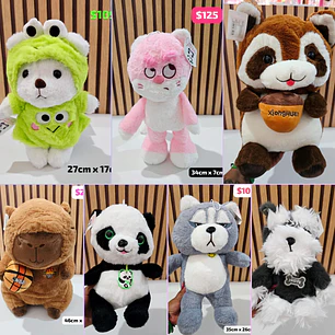 PELUCHES VARIOS MODELOS Y TAMAÑOS MOD# 328WS