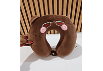 COJIN VIAJERO PARA CUELLO CAFE CERDITO MOD# 328AEF