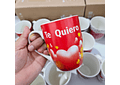 TAZAS DE CERÁMICA DE 350ML DISEÑO "DÍA DEL AMOR Y LA AMISTAD (V OVALADO) MOD# 24QR553, 571, 549, 553,575,557,536,532,576,525🩷☕