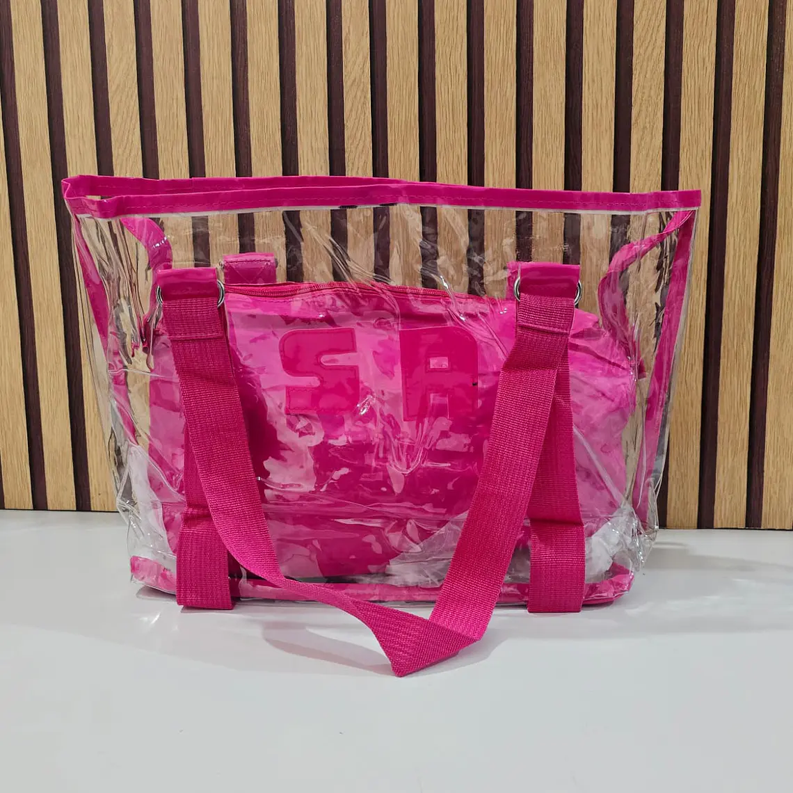 BOLSO FIUSHA TRANSPARENTE 