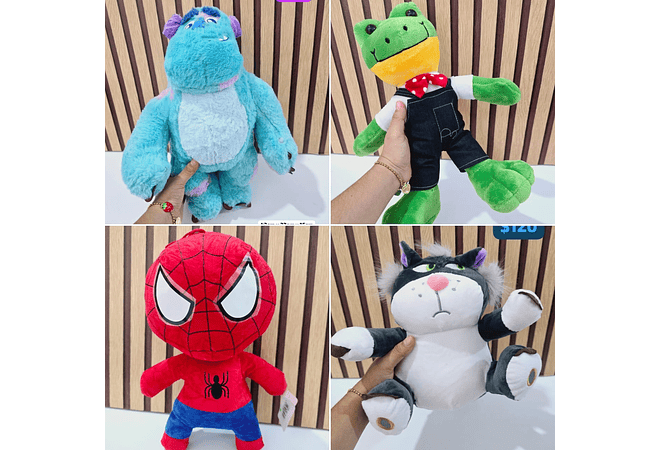 PELUCHES VARIOS MODELOS Y DISEÑOS (31464, TW-85)🥰🧸