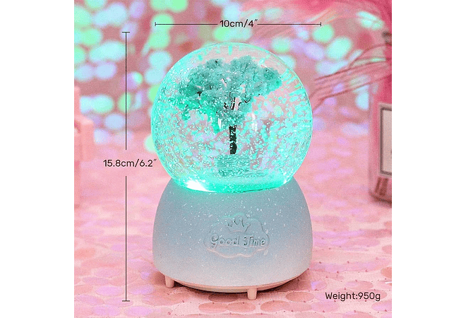 BOLA DE CRISTAL CON SONIDO MOD# 178-453G 🔮