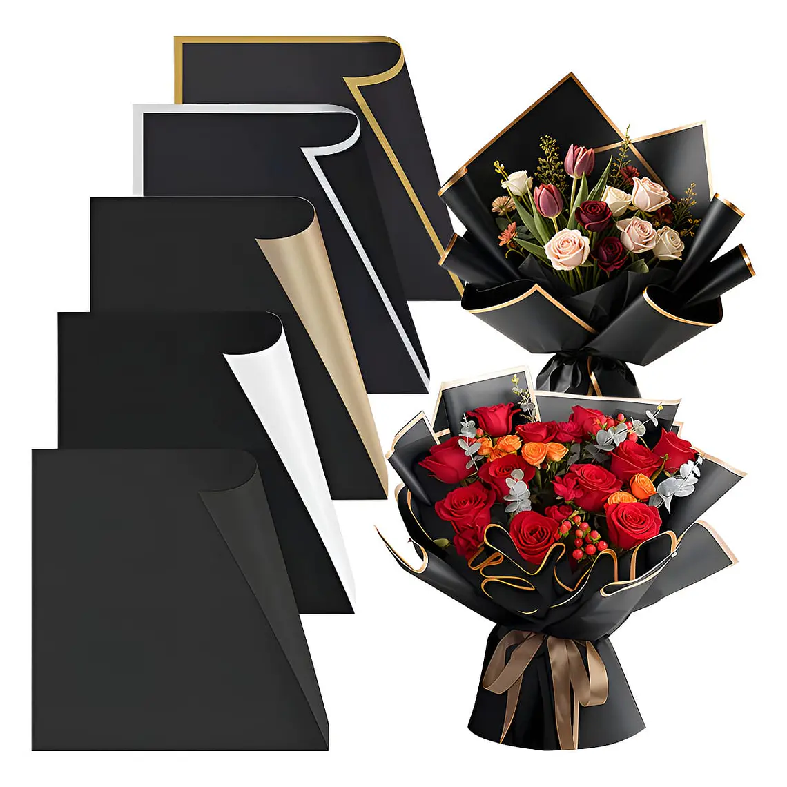 PAQ CON 20 PLIEGOS DE PAPEL COREANO(COLORES LISOS) MOD# MSD-NHZ-2612 O 2607 2